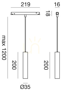GFA1370 Gea Luce Schienenleuchte small 1