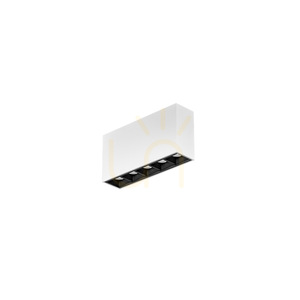 Deckenstrahler Gea Luce GFA1430C satiniertes Weiß, 4×LED 10 W small 0