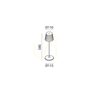 GLS054 Blue Gea Luce Außen-Stehlampe, IP54 small 1