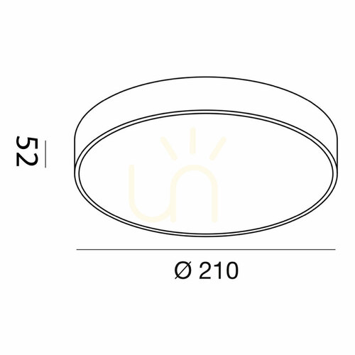 Prüfen Gea Luce GPL261N LED-Deckenleuchte Weiß matt 20W 4000K Ø21 cm