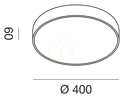 Prüfen Deckenleuchte GPL300N, weiß, Gea Luce