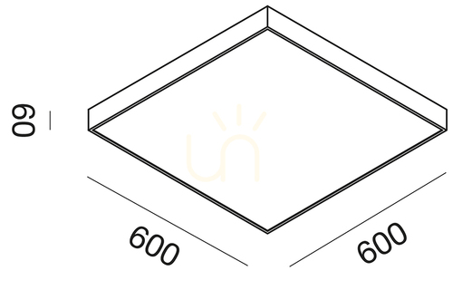 Prüfen Deckenleuchte GPL312C in Weiß von Gea Luce