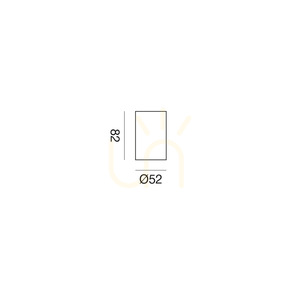 Deckenleuchte GPL403 in Braun von Gea Luce small 1