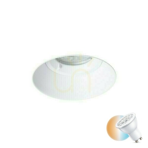 Prüfen IPSO R IP65 Deckenleuchte - weiß, Einbau, LED GU10 9W für Badezimmer