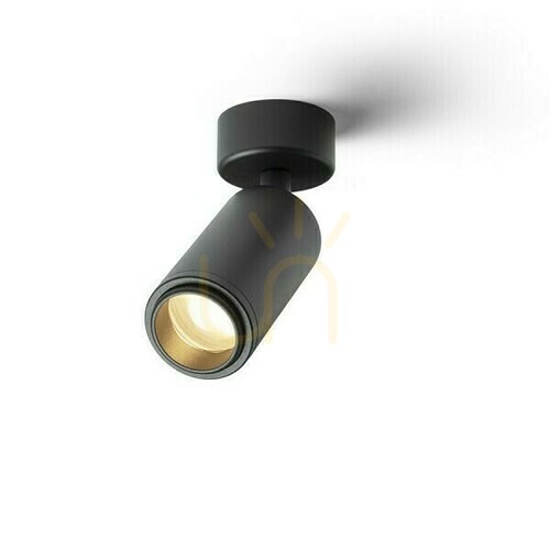 Prüfen Optimus Ceiling Surface Lamp Schwarz 230 V Led Gu10 9 W 10 50°.