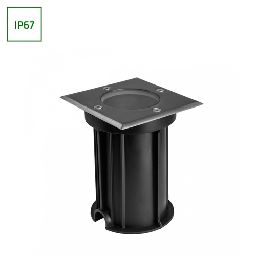 Prüfen LUKKA Connect GU10 IP67 Grau Quadratisch, Bodeneinbauleuchte