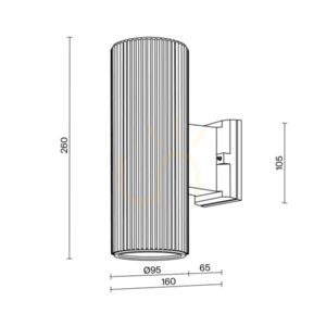 RANDO O419WL-02W Außenwandleuchte IP54 Maytoni small 9