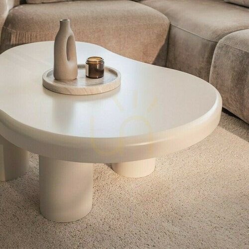 Prüfen BIZARRO 100 cm Couchtisch, Weiß Nova Nook