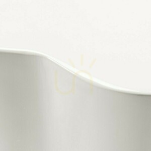 Beistelltisch FIOR, 49 cm, grau-beige, glänzend, mit abgerundeten Formen von Nova Nook 2 Beistelltisch FIOR, 49 cm, grau-beige, glänzend, mit abgerundeten Formen von Nova Nook small 2