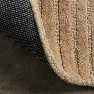 MORO Rechteckiger Teppich, „Arches“, getuftet, Wolle, Dunkelbeige, Nova Nook 1 MORO Rechteckiger Teppich, „Arches“, getuftet, Wolle, Dunkelbeige, Nova Nook small 1