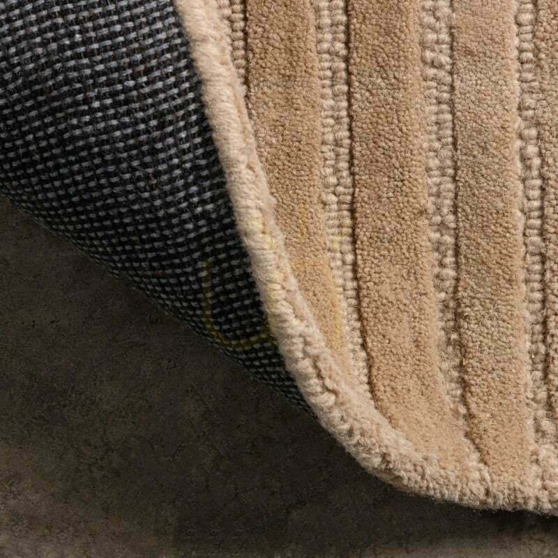 Aussicht MORO Rechteckiger Teppich, „Arches“, getuftet, Wolle, Dunkelbeige, Nova Nook MORO Rechteckiger Teppich, „Arches“, getuftet, Wolle, Dunkelbeige, Nova Nook