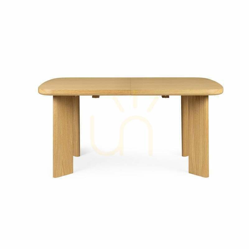 Prüfen ESTRELLA Ausziehbarer Tisch, 160–200 cm, rechteckig, naturbelassen von Nova Nook ESTRELLA Ausziehbarer Tisch, 160–200 cm, rechteckig, naturbelassen von Nova Nook