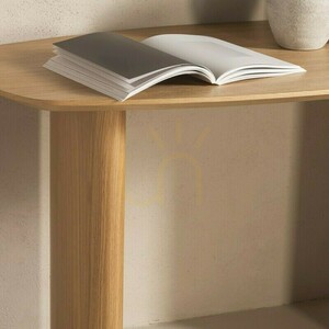 LORENTO Schreibtisch/Konsole, 120 cm, Nova Nook Eiche natur furniert small 3