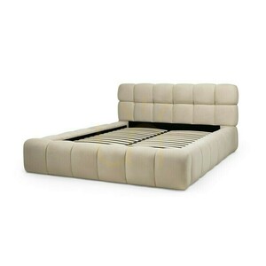 NEXTO Polsterbett, 160 x 200 cm, mit Rahmen und Stauraum, hellbeige, mit abgerundeten Formen von Nova Nook small 5