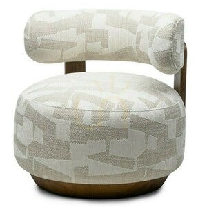 MARABELL Sessel, abgerundete Formen, beige-cremefarben, Nova Nook Nussbaum 0 MARABELL Sessel, abgerundete Formen, beige-cremefarben, Nova Nook Nussbaum small 0