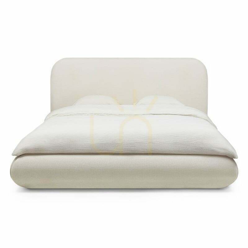 Prüfen LUMIN Polsterbett, 160 x 200 cm, mit Rahmen und Stauraum, abgerundete Ecken, hellbeige Nova Nook LUMIN Polsterbett, 160 x 200 cm, mit Rahmen und Stauraum, abgerundete Ecken, hellbeige Nova Nook