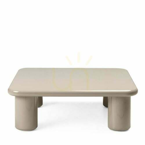 Prüfen MURIEN 90 cm Couchtisch, Dunkelbeige, Hochglanz Nova Nook