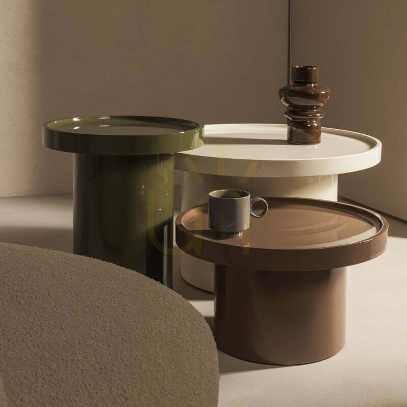 Anzeige CHAN Couchtisch, 70 cm, Weiß, Hochglanz, Nova Nook CHAN Couchtisch, 70 cm, Weiß, Hochglanz, Nova Nook