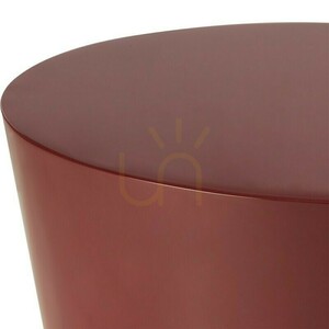 ELISSA TALL Beistelltisch, 40 cm, burgunderbraun, glänzend, Nova Nook small 5