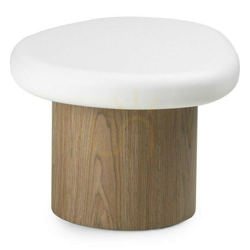 Vorschau OBUO Beistelltisch, 50 cm, Weiß/Walnuss, Nova Nook OBUO Beistelltisch, 50 cm, Weiß/Walnuss, Nova Nook