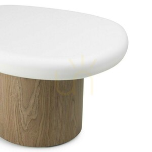OBUO Beistelltisch, 50 cm, Weiß/Walnuss, Nova Nook 5 OBUO Beistelltisch, 50 cm, Weiß/Walnuss, Nova Nook small 5