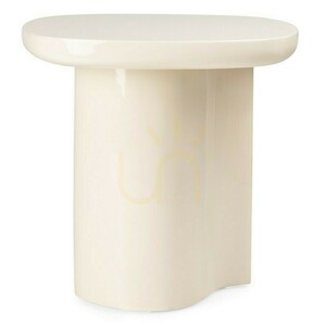 PUREL 50 cm Beistelltisch, Hellbeige, Hochglanz, Nova Nook small 4