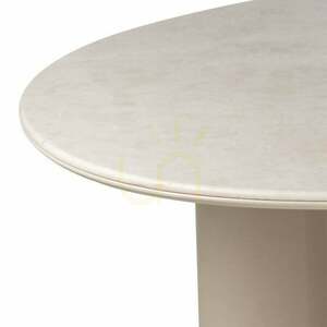 RIONA Esstisch, 160 cm, Hellbeige/Nova Nook-Marmor small 1