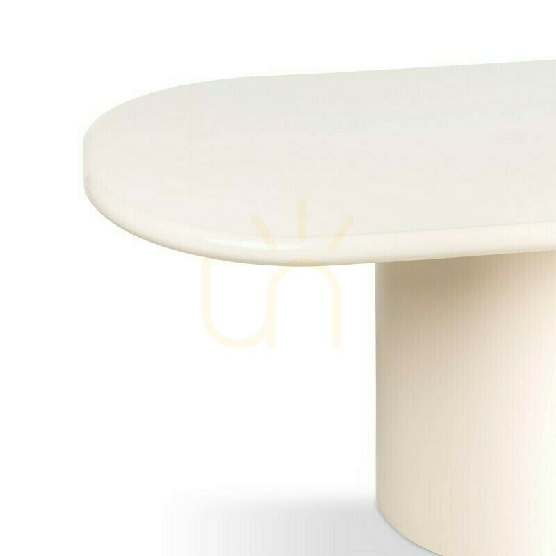 Anzeige MOMAS 180 cm Esstisch, Hellbeige, Hochglanz, Nova Nook MOMAS 180 cm Esstisch, Hellbeige, Hochglanz, Nova Nook