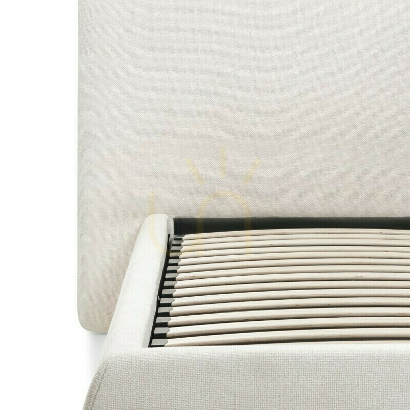 Prüfen UNAR Polsterbett, 160 x 200 cm, mit Rahmen und Stauraum, Beige, Nova Nook UNAR Polsterbett, 160 x 200 cm, mit Rahmen und Stauraum, Beige, Nova Nook