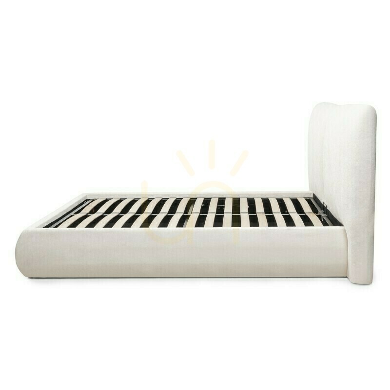 Anzeige UNAR Polsterbett, 160 x 200 cm, mit Rahmen und Stauraum, Beige, Nova Nook UNAR Polsterbett, 160 x 200 cm, mit Rahmen und Stauraum, Beige, Nova Nook