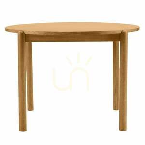 OKO 110,5 cm runder Esstisch, naturbelassen, von Nova Nook 1 OKO 110,5 cm runder Esstisch, naturbelassen, von Nova Nook small 1