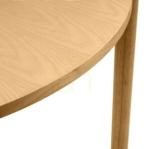 OKO 110,5 cm runder Esstisch, naturbelassen, von Nova Nook 2 OKO 110,5 cm runder Esstisch, naturbelassen, von Nova Nook small 2