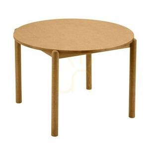OKO 110,5 cm runder Esstisch, naturbelassen, von Nova Nook 0 OKO 110,5 cm runder Esstisch, naturbelassen, von Nova Nook small 0