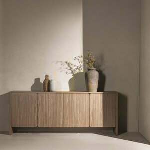 OKU Viertürige Kommode, Pearl Oak, abgerundete Fronten von Nova Nook 1 OKU Viertürige Kommode, Pearl Oak, abgerundete Fronten von Nova Nook small 1