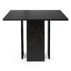ASPER 100 cm Esstisch, quadratisch, schwarz, Nova Nook small 5