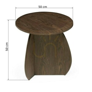 Beistelltisch OKUN, 50 cm, dunkles Nussbaumholz, Nova Nook small 4