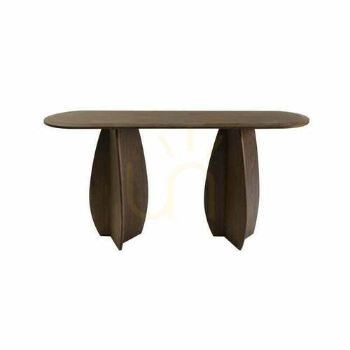 Prüfen OKUN Konsolentisch/Schreibtisch, 150 cm, dunkles Nussbaumholz, Nova Nook