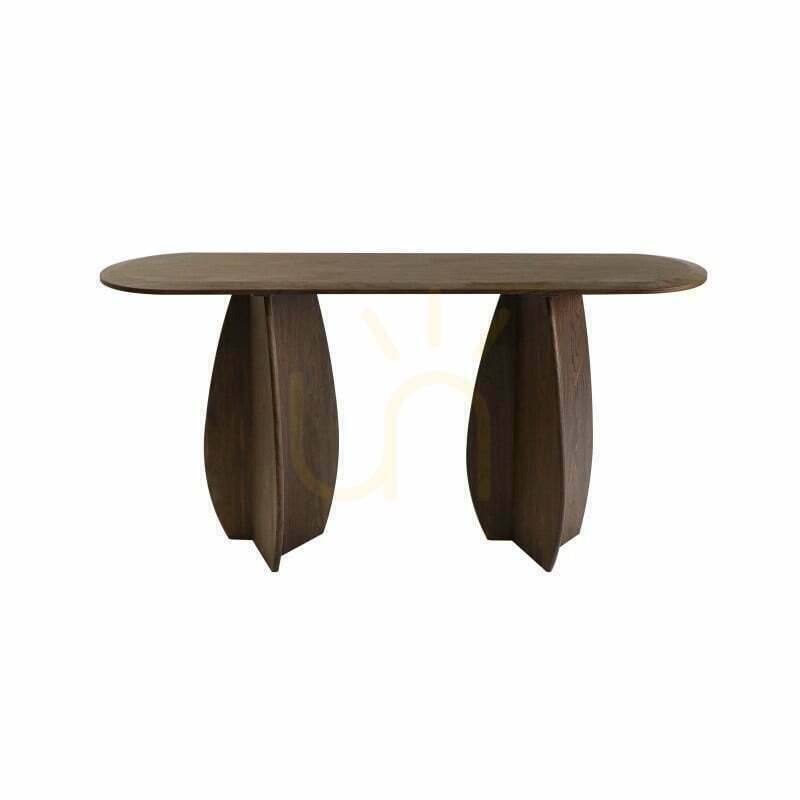 Prüfen OKUN Konsolentisch/Schreibtisch, 150 cm, dunkles Nussbaumholz, Nova Nook OKUN Konsolentisch/Schreibtisch, 150 cm, dunkles Nussbaumholz, Nova Nook