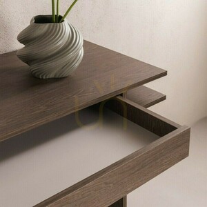 ANSO-Schreibtisch/Konsole mit Schublade, „Baltic Storm“ Eiche von Nova Nook small 3