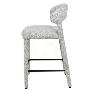 2er-Set gepolsterte IROKI-Hocker, beige-grau meliert, Nova Nook 1 2er-Set gepolsterte IROKI-Hocker, beige-grau meliert, Nova Nook small 1