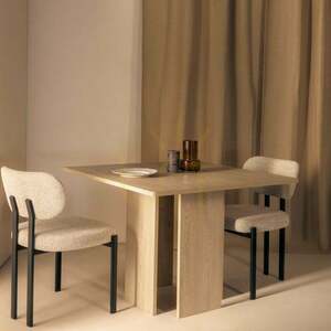 ASPER 100 cm quadratischer Esstisch, Eiche Cremona, Torro Nova Nook small 1