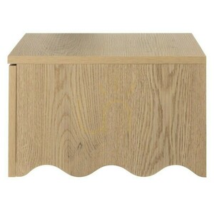 TIM-Nachttisch in Eiche „Cremona Torro“, „Nova Nook“ mit wellenförmigem Design small 2