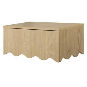 TIM-Nachttisch in Eiche „Cremona Torro“, „Nova Nook“ mit wellenförmigem Design small 5