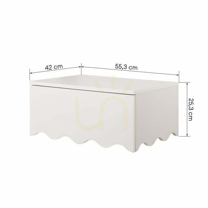 Aussicht TIM-Nachttisch, Cashmere, Wavy Nova Nook TIM-Nachttisch, Cashmere, Wavy Nova Nook