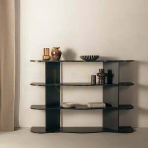 RHIO niedriges Regal, schwarz, Wavy Nova Nook 1 RHIO niedriges Regal, schwarz, Wavy Nova Nook small 1