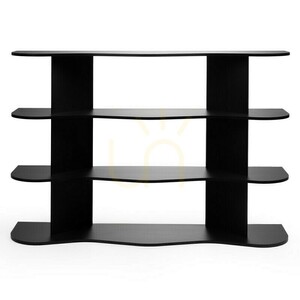 RHIO niedriges Regal, schwarz, Wavy Nova Nook 0 RHIO niedriges Regal, schwarz, Wavy Nova Nook small 0