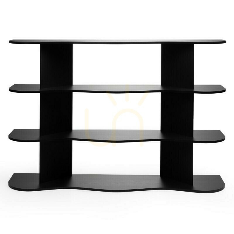 Prüfen RHIO niedriges Regal, schwarz, Wavy Nova Nook RHIO niedriges Regal, schwarz, Wavy Nova Nook