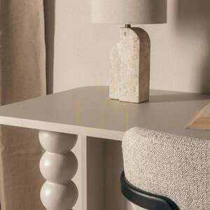 ORELIA-Schreibtisch, Farbe „Cashmere“, Nova Nook-Zierfuß 3 ORELIA-Schreibtisch, Farbe „Cashmere“, Nova Nook-Zierfuß small 3