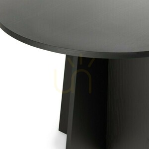 ERLO 100 cm runder Esstisch, Schwarz Nova Nook 6 ERLO 100 cm runder Esstisch, Schwarz Nova Nook small 6