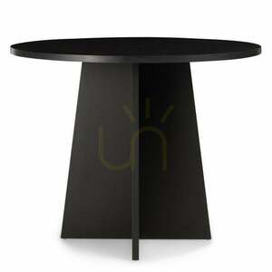 ERLO 100 cm runder Esstisch, Schwarz Nova Nook 0 ERLO 100 cm runder Esstisch, Schwarz Nova Nook small 0